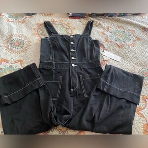 NWT Jolie The Blue Revival Lexi Jumpsuit XS Black Magic